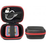 [아마존베스트]CaseSack Golf GPS Case for Bushnell Phontom Golf GPS, Neo Ghost Golf GPS, Garmin 010-01959-00 Approach G10, & Other Handheld GPS, More Room for Cable and Others (Black with Red Zip