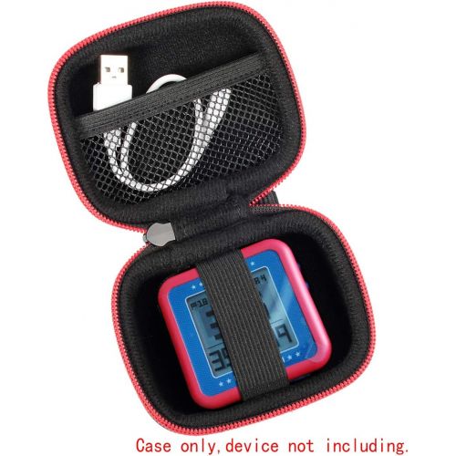  [아마존베스트]CaseSack Golf GPS Case for Bushnell Phontom Golf GPS, Neo Ghost Golf GPS, Garmin 010-01959-00 Approach G10, & Other Handheld GPS, More Room for Cable and Others (Black with Red Zip