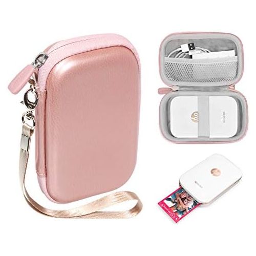  CaseSack Portable Photo Printer Case for HP Sprocket 2x3 Portable Photo Printer, Polaroid Snap Touch, Zip Mobile Printer, Lifeprint 2x3 Photo and Video Printer, Mesh Pocket for Pho