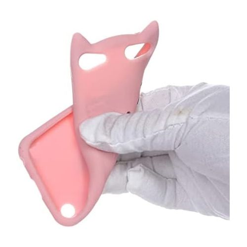  [아마존베스트]CaseTown iPod Touch 7 Case, iPod Touch 5,6 Case, Fashion Cute 3D Pink Meow Party Cat Kitty Kids Girls Lady Protective Cases Soft Case Skin for Apple iPod Touch 5,6th and iPod Touch 7