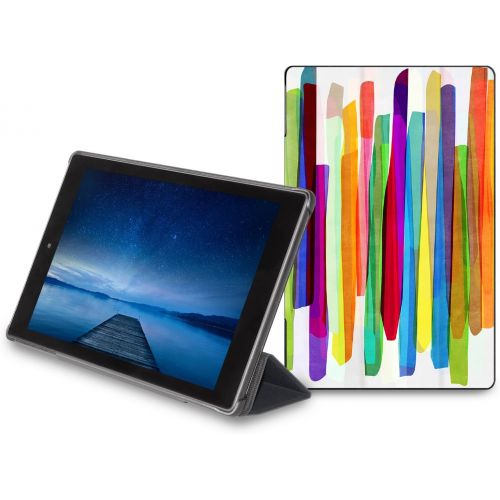  caseable Fire Tablet Cover with Colorful Stripes 1 Design