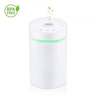 Caseceo Waterless Essential Oil Diffuser, Wireless Aroma Nebulizer with Rechargable Battery, for Aromatherapy Spa Car Home Travel