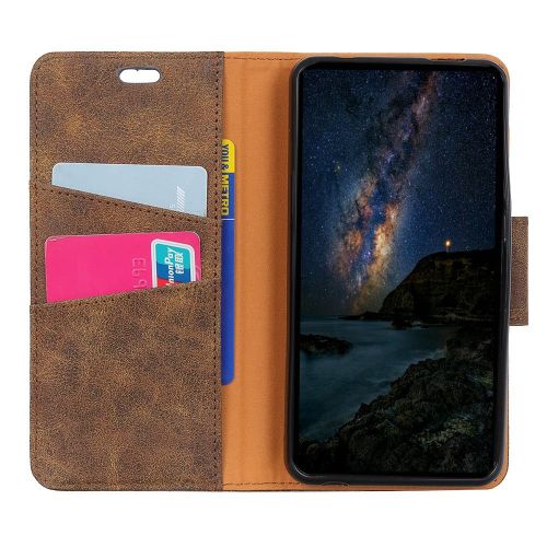  Casefirst Sony Xperia XA1 Plus Case, Homory Sony Xperia XA1 Plus Leather Wallet Case Book Design with Flip Cover and Stand [Credit Card Slot] Cover Case for Sony Xperia XA1 Plus - Brown