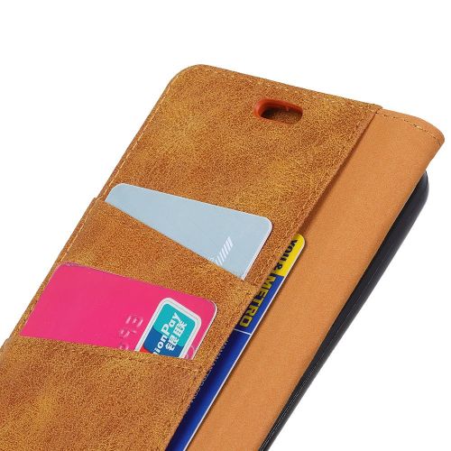  Casefirst Sony Xperia XA1 Plus Case, Homory Sony Xperia XA1 Plus Leather Wallet Case Book Design with Flip Cover and Stand [Credit Card Slot] Cover Case for Sony Xperia XA1 Plus - Brown