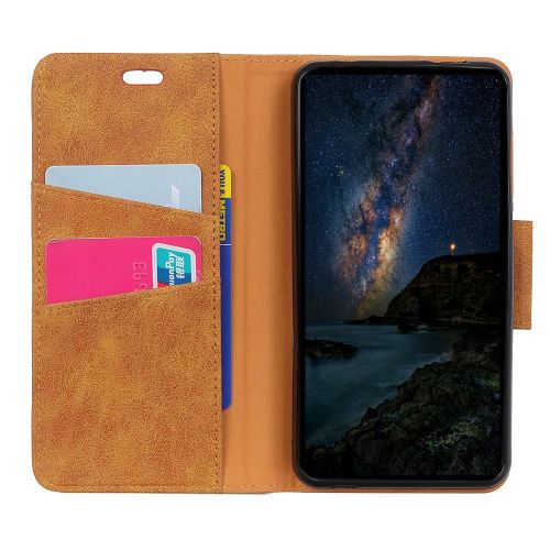  Casefirst Sony Xperia XA1 Plus Case, Homory Sony Xperia XA1 Plus Leather Wallet Case Book Design with Flip Cover and Stand [Credit Card Slot] Cover Case for Sony Xperia XA1 Plus - Brown