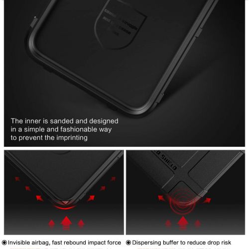  Casefirst Xiaomi Mi A2 Lite Redmi 6 Pro Shell, Black Carry Case Cover, Homory New Cool Back Shell Anti-Scratch Protection Case for Xiaomi Mi A2 Lite Redmi 6 Pro