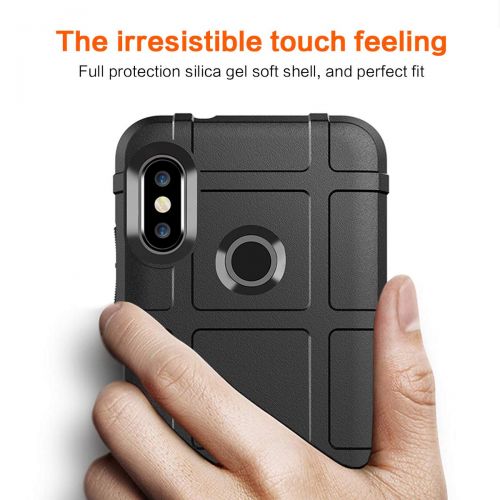  Casefirst Xiaomi Mi A2 Lite Redmi 6 Pro Shell, Black Carry Case Cover, Homory New Cool Back Shell Anti-Scratch Protection Case for Xiaomi Mi A2 Lite Redmi 6 Pro