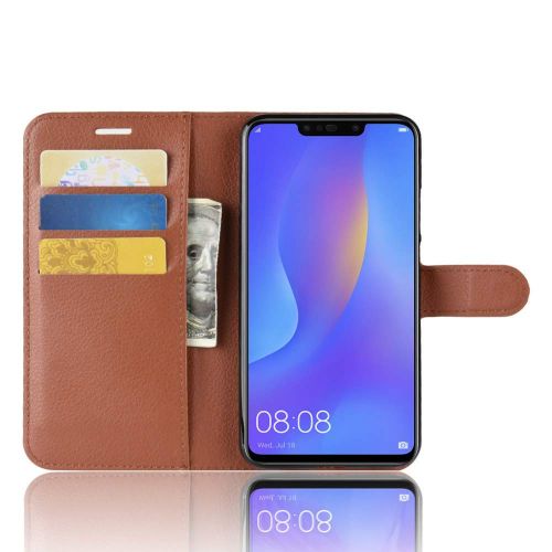  Casefirst Huawei P Smart Plus (Nova 3i) - Protective Backcover Shell Leather Case/Cover / Bumper/Skin / Cushion - Fashion Art Collection (Black)