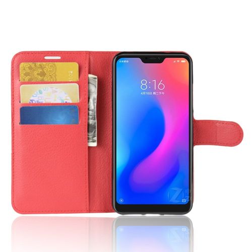  Casefirst Xiaomi Mi A2 Lite Case, Homory Wallet Case, Space Premium PU Leather Flip Case Cover with Card Slots & Kickstand for Xiaomi Mi A2 Lite - Black