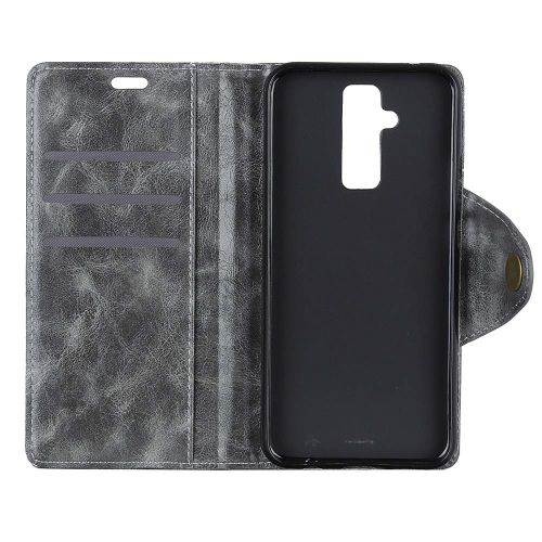  Casefirst Huawei Mate 20 Lite Case, Premium PU Leather Wallet Pouch Flip Cover Case Anti-Scratch Defender CoverCellphone Case for Huawei Mate 20 Lite (Black)
