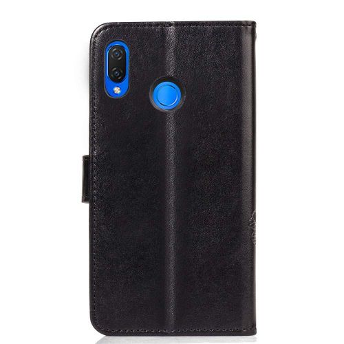  Casefirst Huawei Nova 3i Wallet Case,Homory Stylish Slim PU Leather Cover Stand and Card Holders Wallet Phone Cover Leather Case Protective Case for Huawei Nova 3i -Black