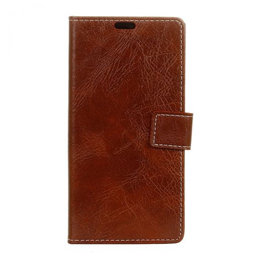  Casefirst Huawei Y6II Compact Folio Cover, Homory Excellence Women Bumper Shell for Homory Brown