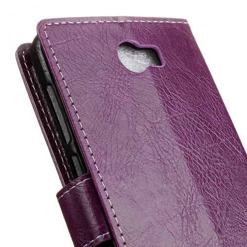  Casefirst Huawei Y6II Compact Folio Cover, Homory Excellence Women Bumper Shell for Homory Brown