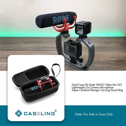  Caseling Hard Case Fits Rode VMGO Video Mic GO Lightweight On Camera Microphone Super Cardioid