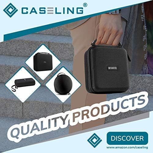 Caseling Hard Case Fits Bose soundlink Mini II (1 and 2 Gen) Portable Wireless Speaker & Charger/Cable Accessories - Fits with The Bose Silicone Soft Cover - Storage Carrying Trave