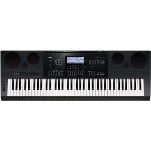 카시오 Casio WK7600 76-Key Premium Portable Keyboard Package with Headphones, Stand and Power Supply