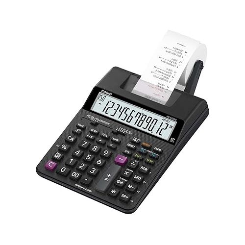 카시오 Casio HR-170RC Plus, Desktop Printing Calculator (New Version of The HR-100TM)