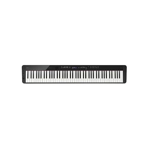 카시오 Casio Privia PX-S3100 Digital Piano - Black Bundle with CS-68 Stand, Bench, Headphone, Instructional Book, Online Lessons, Austin Bazaar Instructional DVD, and Polishing Cloth