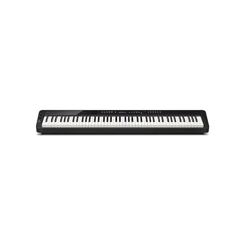 카시오 Casio Privia PX-S3100 Digital Piano - Black Bundle with CS-68 Stand, Bench, Headphone, Instructional Book, Online Lessons, Austin Bazaar Instructional DVD, and Polishing Cloth