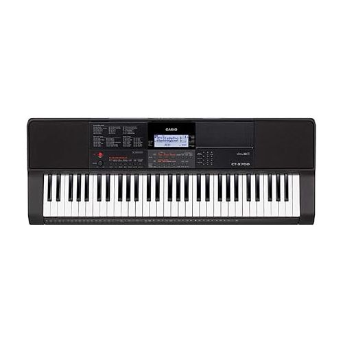 카시오 Casio CT-X700 61-Key Portable Keyboard + ChromaCast CC-KSTAND Keyboard Stand