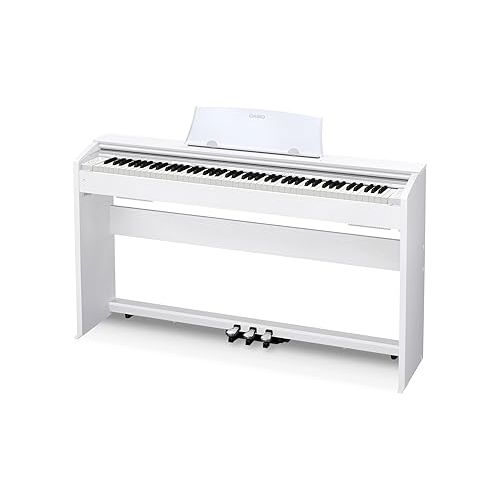 카시오 Casio Privia PX-770WE 88-Key Digital Piano (White)