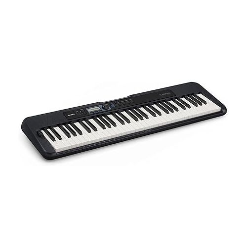 카시오 Casio Casiotone (CT-S300) 61-Key Portable Keyboard Bundle with Sustain Pedal and Accessories