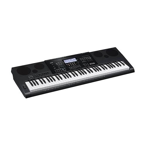카시오 Casio WK-7600 76-Key Premium Keyboard Pack with Audio-Technica ATH-T200 Headphones , Power Supply, Stand and Dust Cover