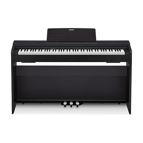 카시오 Casio PX870 BK Privia Digital Home Piano, Black and ARBENCH Padded Keyboard Bench & BEHRINGER Adult All-In-One Course: Lesson-Theory-Technic: Level 1