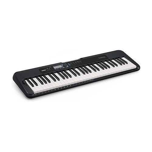 카시오 Casio CT-S300 61-Key Premium Keyboard Package with Headphones, Stand, Power Supply, 6-Foot USB Cable and eMedia Instructional Software (CAS CTS300 EPA)