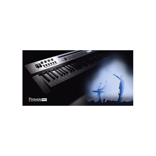 카시오 Casio Privia Pro PX-5S 88-Key Digital Stage Piano Bundle with Bench, Stand, Dust Cover, Sustain Pedal, Headphones, Instructional Book, Online Piano Lessons, and Austin Bazaar Polishing Cloth