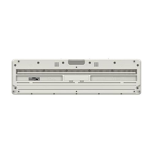 카시오 Casio Casiotone CT-S1 61-Key Portable Digital Keyboard - White Bundle with Adjustable Stand, Bench, Sustain Pedal, Headphone, Instructional Book, Austin Bazaar Instructional DVD, and Polishing Cloth