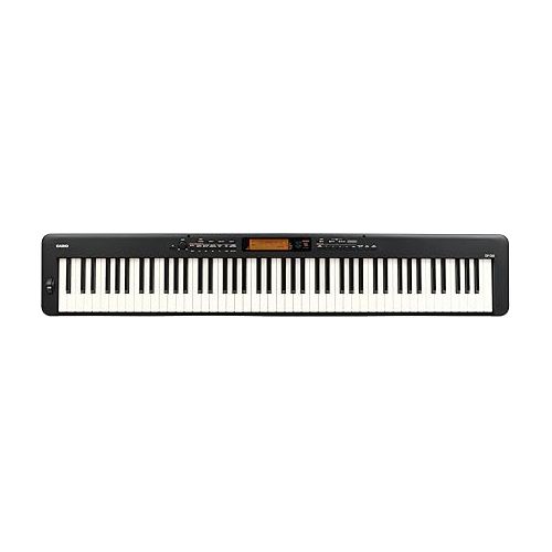 카시오 Casio 88-Key Digital Piano (CDP-S360) Black Small + Casio Digital Piano Stand (CS-46)