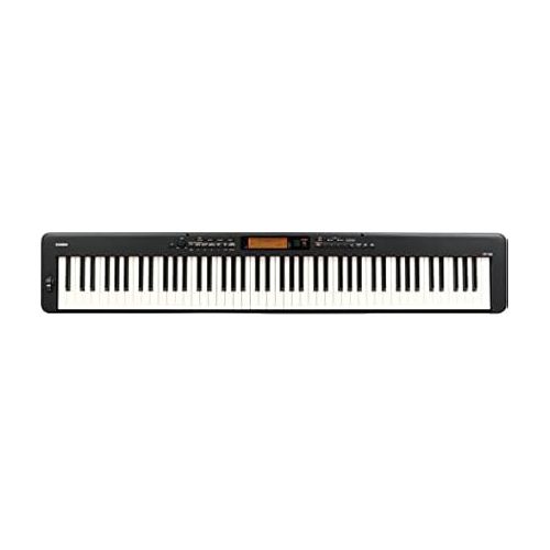 카시오 Casio CDP-S360 88-Key Compact Digital Piano Bundle with Adjustable Stand, Bench, Instructional Book, Austin Bazaar Instructional DVD, Online Piano Lessons, and Polishing Cloth