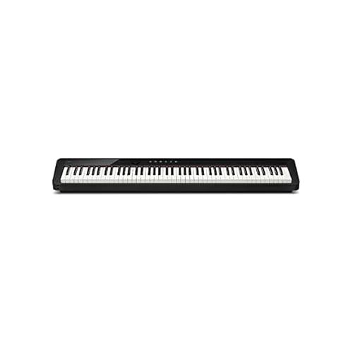 카시오 Casio Privia PX-S1100 Digital Piano Bundle with Adjustable Stand, Bench, Sustain Pedal, Instructional Book, DVD, Online Piano Lessons, and Polishing Cloth - Black