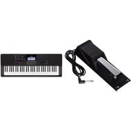 Casio 61-Key Portable Keyboard Bundle with Sustain Pedal