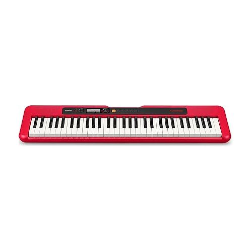 카시오 Casio 61-Key CT-S200RD Premium Keyboard Package with Headphones, Stand and Accessories | Casio ARBENCH X-Style Keyboard Bench