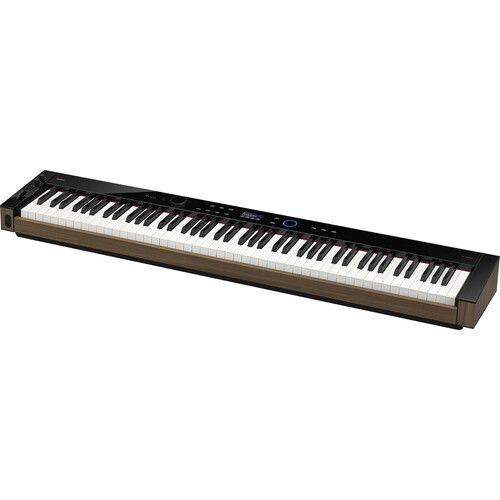 카시오 Casio Privia PXS6000CS 88-Key Portable Digital Piano Bundle with Wooden Stand