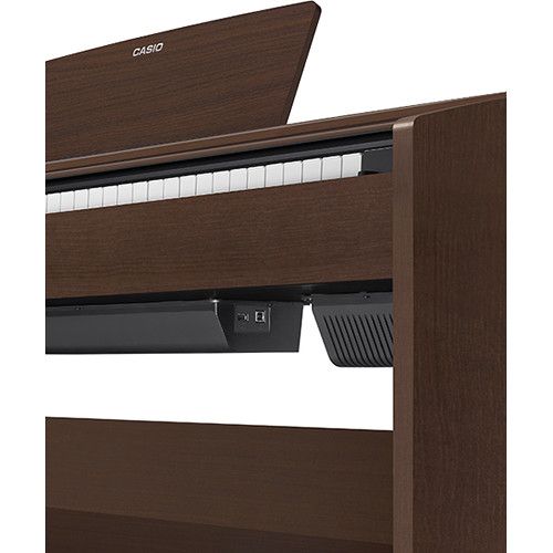 카시오 Casio Privia PX-870 88-Key Digital Console Piano with Built-In Speakers (Brown)