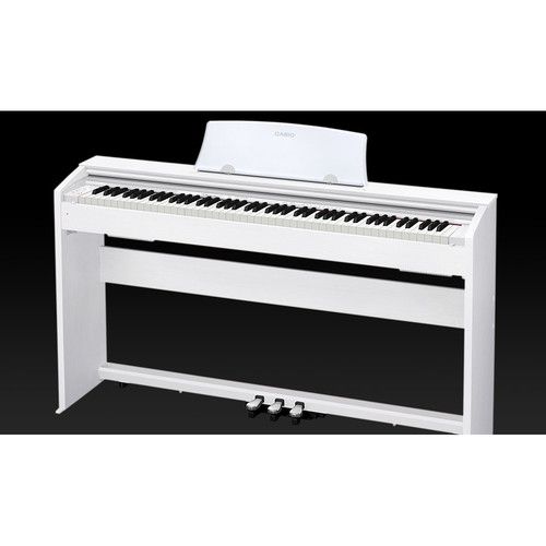 카시오 Casio PX-770WE Privia 88-Key Digital Piano (White)
