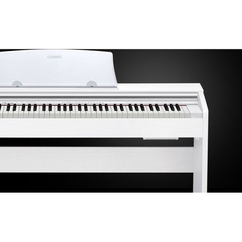 카시오 Casio PX-770WE Privia 88-Key Digital Piano (White)