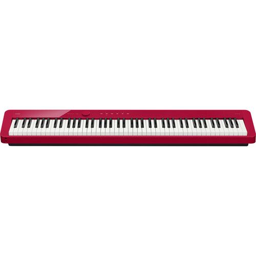 카시오 Casio Privia PX-S1100 88-Key Digital Piano with Built-In Speakers (Red)