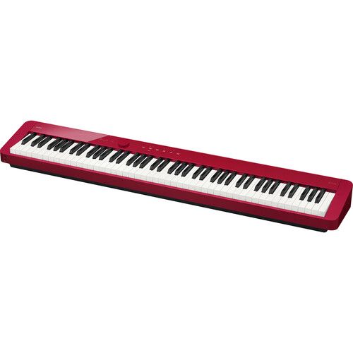 카시오 Casio Privia PX-S1100 88-Key Digital Piano with Built-In Speakers (Red)