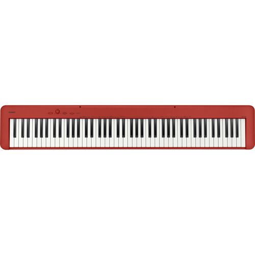 카시오 Casio CDP-S160 88-Key Slim-Body Portable Digital Piano (Red)