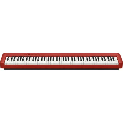 카시오 Casio CDP-S160 88-Key Slim-Body Portable Digital Piano (Red)
