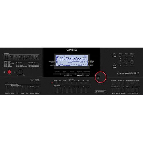 카시오 Casio CT-X3000 61-Key Touch-Sensitive Portable Keyboard