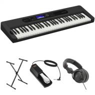 Casio CT-S400 61-Key Touch-Sensitive Portable Keyboard Value Kit (Black)