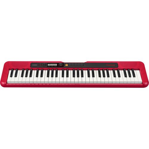 카시오 Casio CT-S200 61-Key Portable Keyboard (Red)