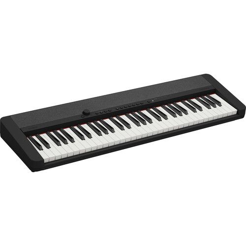 카시오 Casio CT-S1 61-Key Portable Digital Piano Essentials Kit (Black)