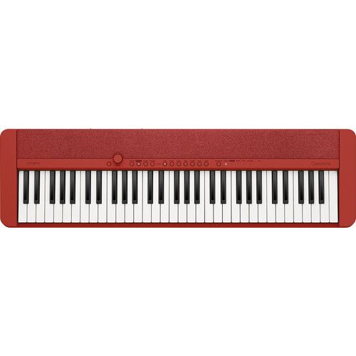 카시오 Casio CT-S1 61-Key Touch-Sensitive Portable Keyboard (Red)