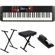 Casio Casiotone CT-S1000V 61-key Arranger Keyboard Essentials Bundle